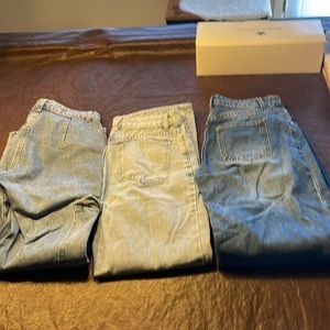 Lot of 2 size XXS SHEIN jeans and 1 pair of Dazy size small jeans.